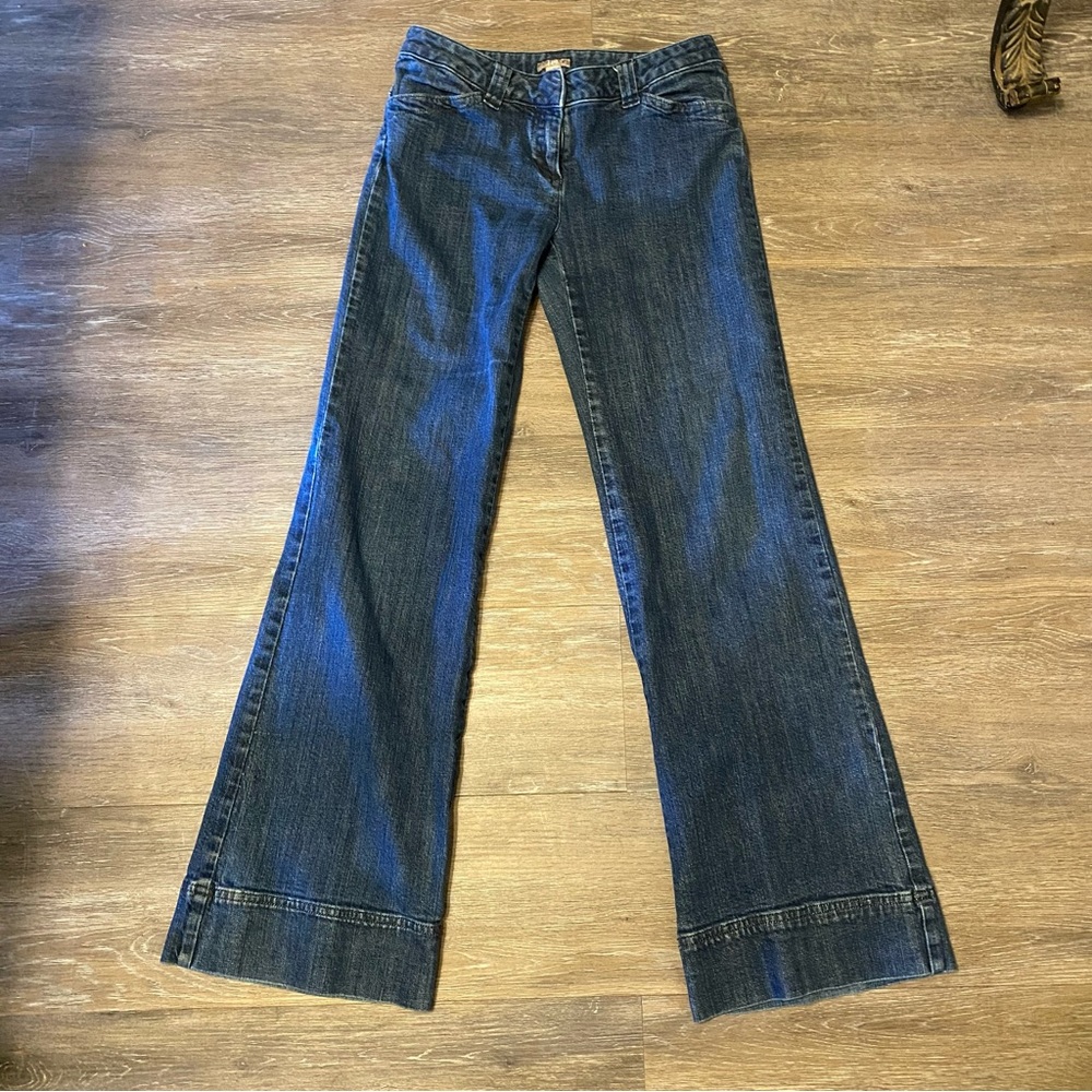 J. Jill Denim Dark Wash Stretch Bootcut Jeans Size 4